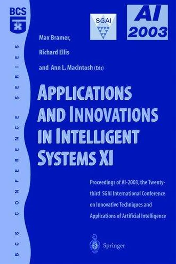Capa de Applications and innovations in intelligent systems XI