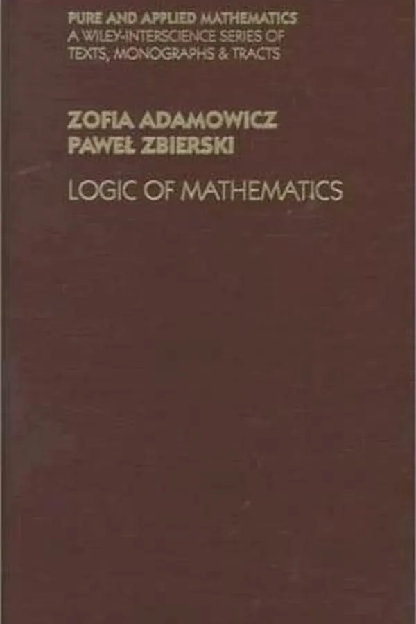Cover of Logic of mathematics