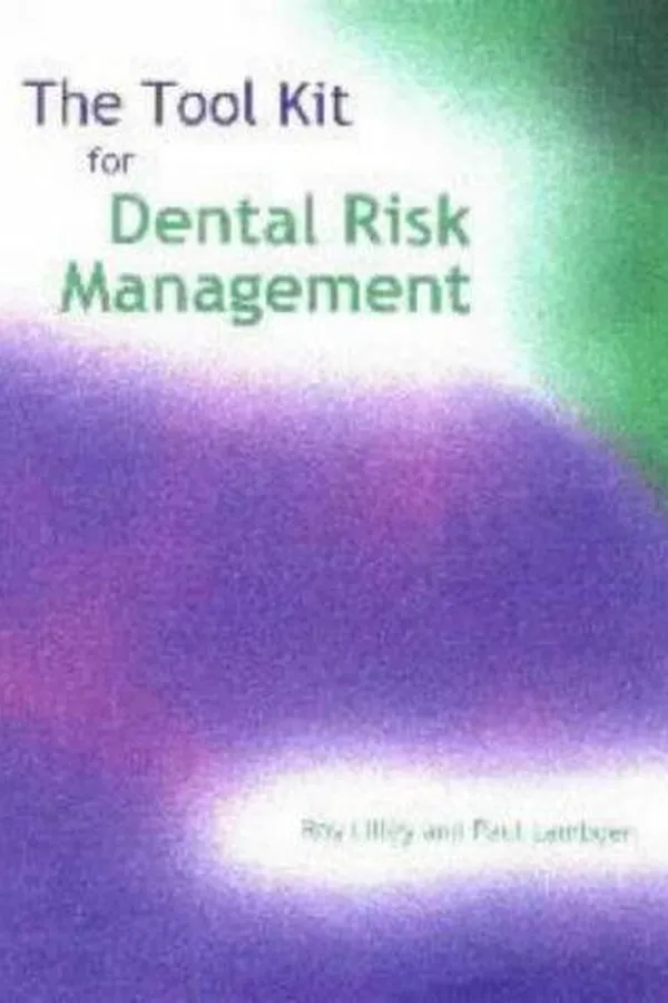 Capa de The tool kit for dental risk management
