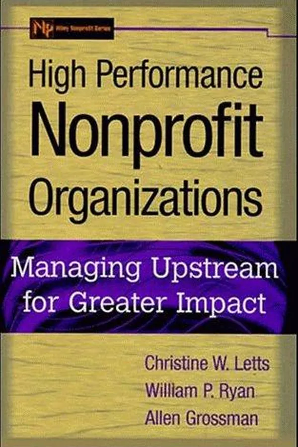 Capa de High performance nonprofit organizations