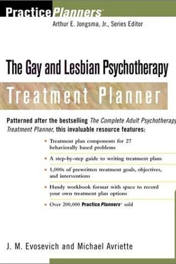 Capa de The gay and lesbian psychotherapy treatment planner