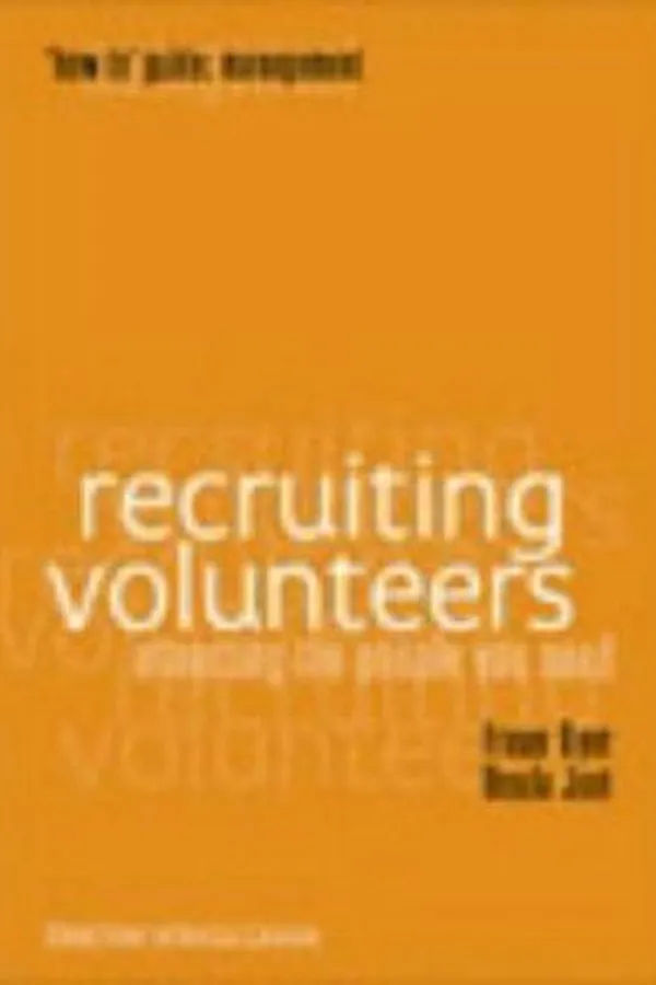 Capa de Recruiting volunteers