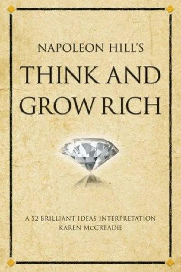 Capa de Napoleon Hill's "Think and Grow Rich" (Infinite Success)