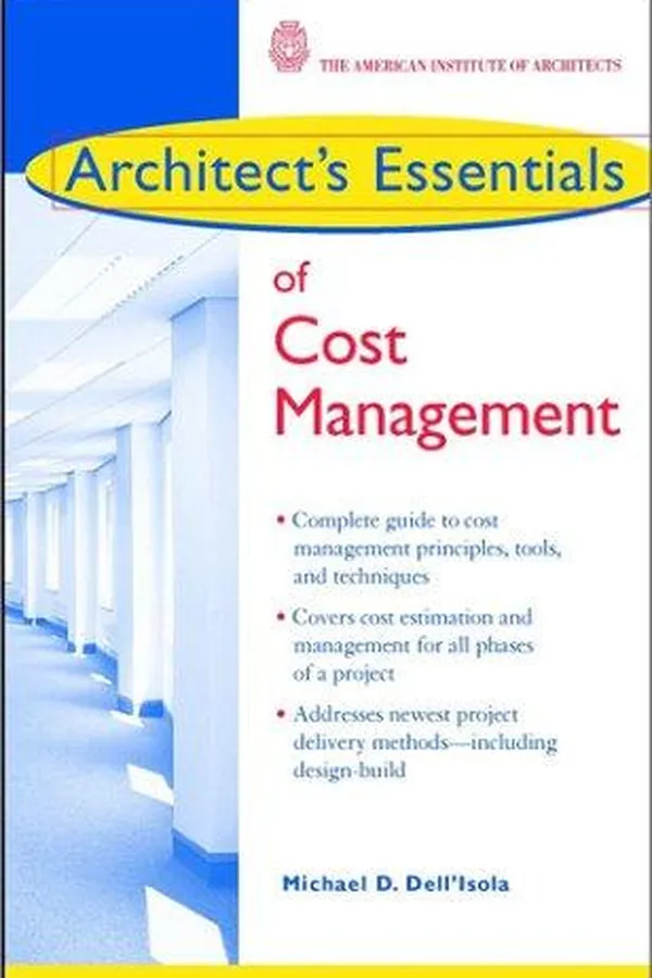 Capa de Architect's Essentials of Cost Management (The Architect's Essentials of Professional Practice)