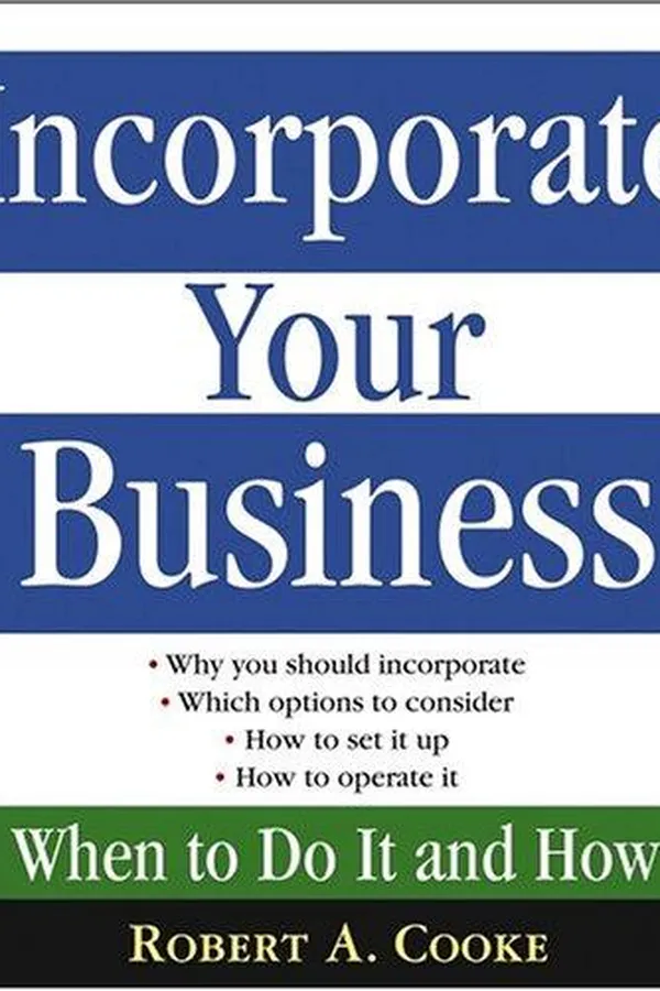 Capa de Incorporate your business