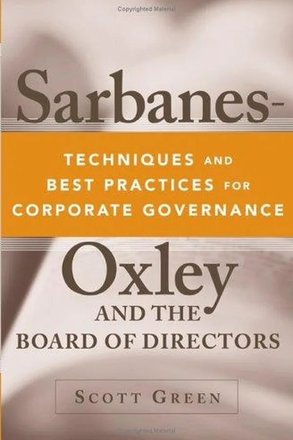 Capa de Sarbanes-Oxley and the Board of Directors