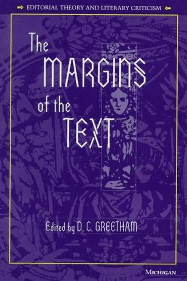 Capa de The Margins of the Text (Editorial Theory And Literary Criticism)