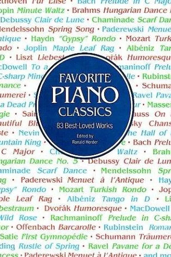 Cover of Favorite Piano Classics