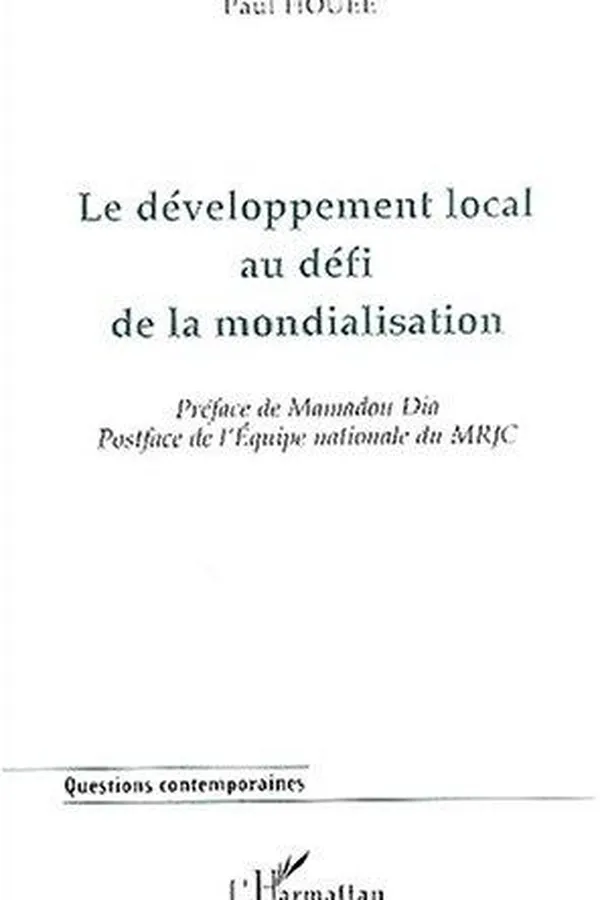 Capa de Le développement local au défi de la mondialisation