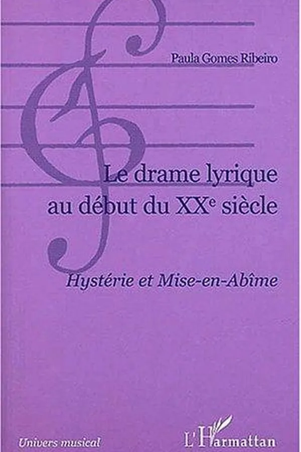 Capa de Le drame lyrique au début du xxe siecle - hysterie et mise en abime