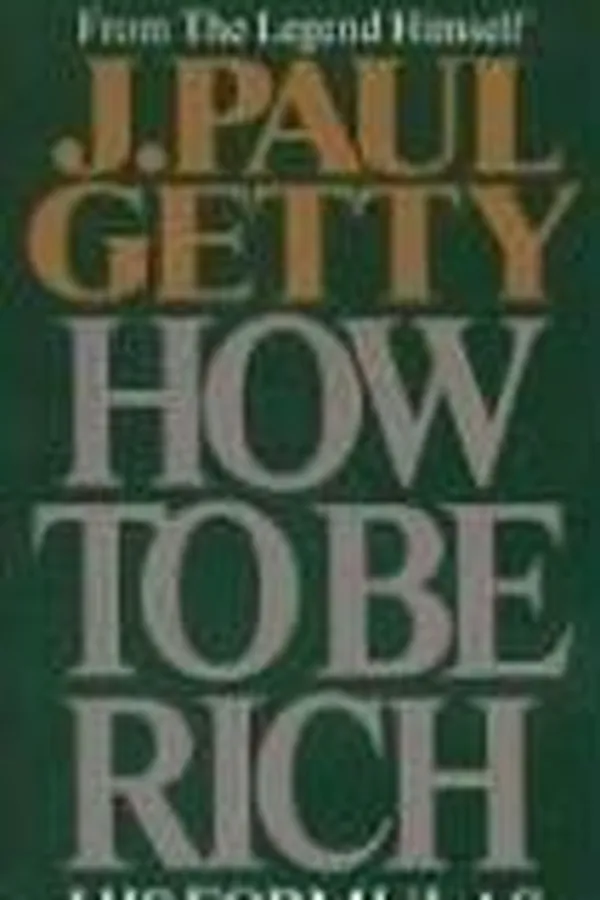 Capa de How to be rich