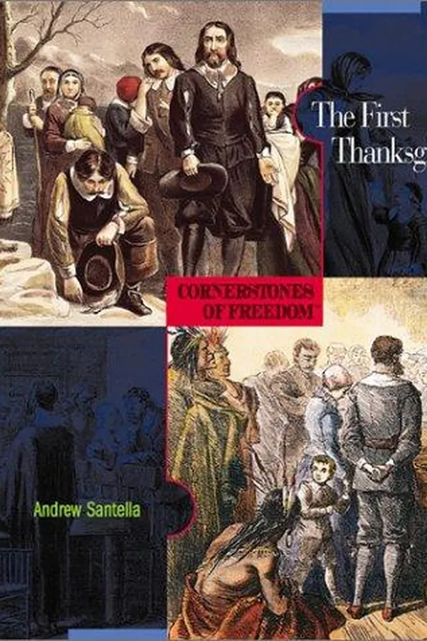 Capa de The First Thanksgiving (Cornerstones of Freedom, Second Series)