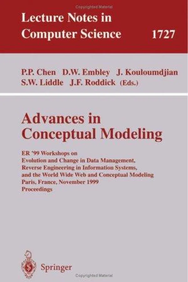 Cover of Advances in conceptual modeling