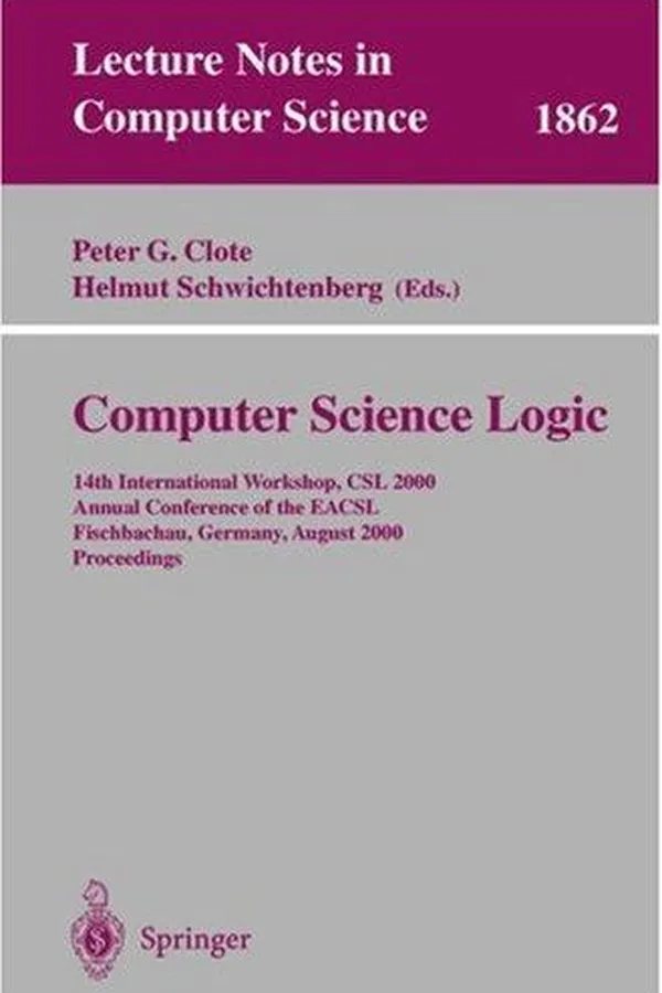 Capa de Computer science logic