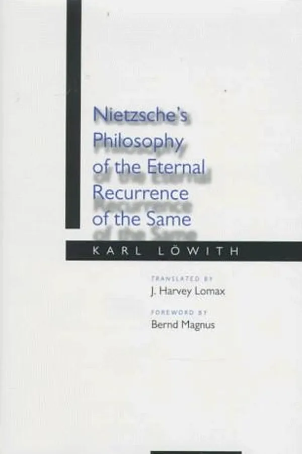 Capa de Nietzsche's philosophy of the eternal recurrence of the same