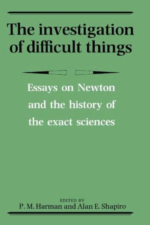 Capa de The Investigation of difficult things