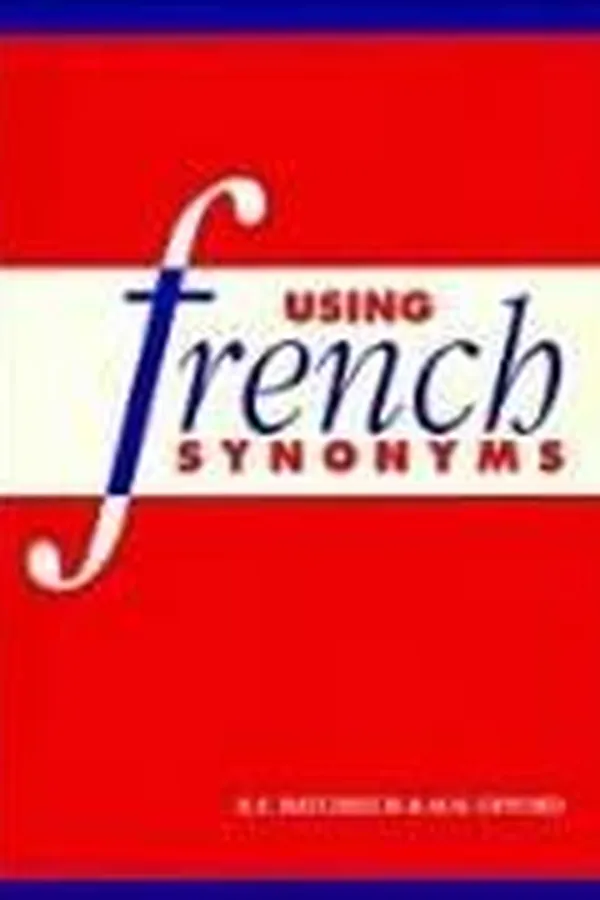 Capa de Using French synonyms
