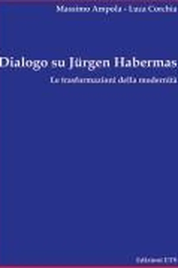 Capa de Dialogo su Jürgen Habermas