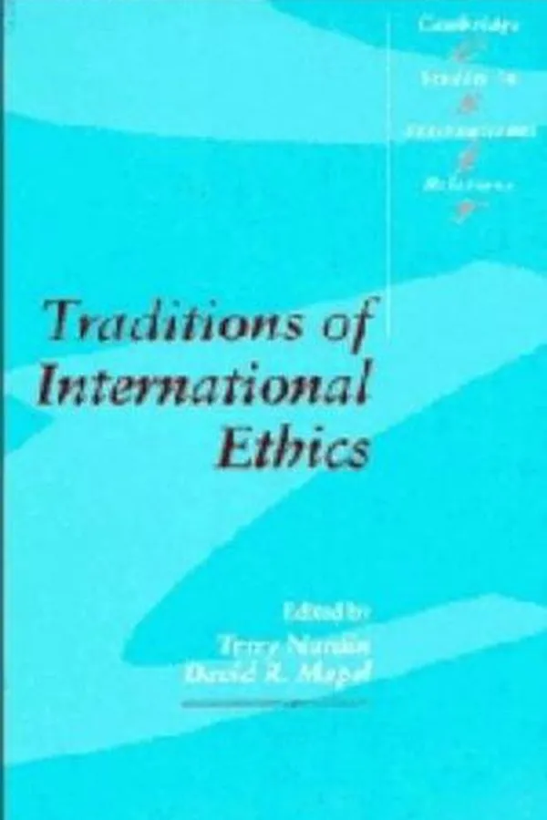 Capa de Traditions of international ethics