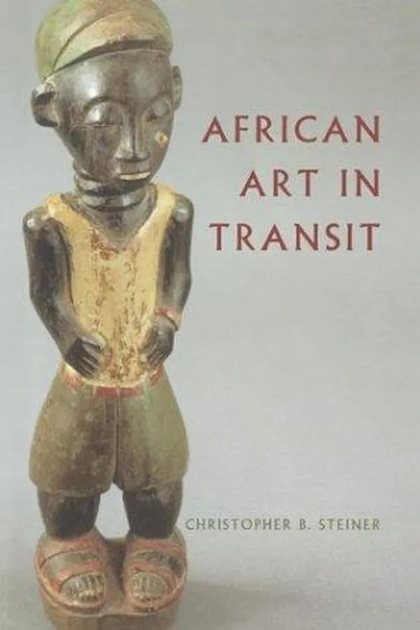 Capa de African art in transit