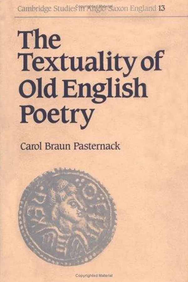 Capa de The textuality of Old English poetry