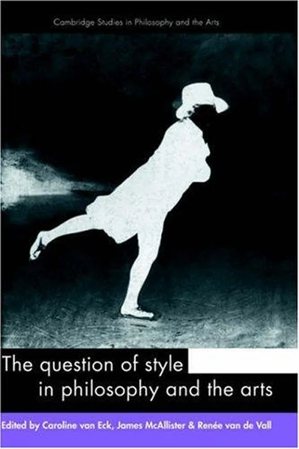 Capa de The question of style in philosophy and the arts