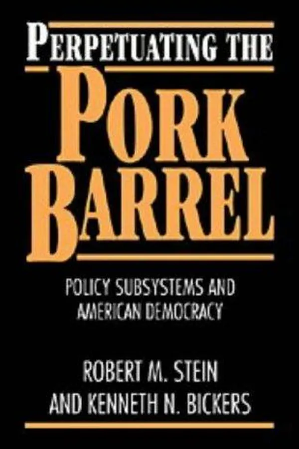 Capa de Perpetuating the pork barrel