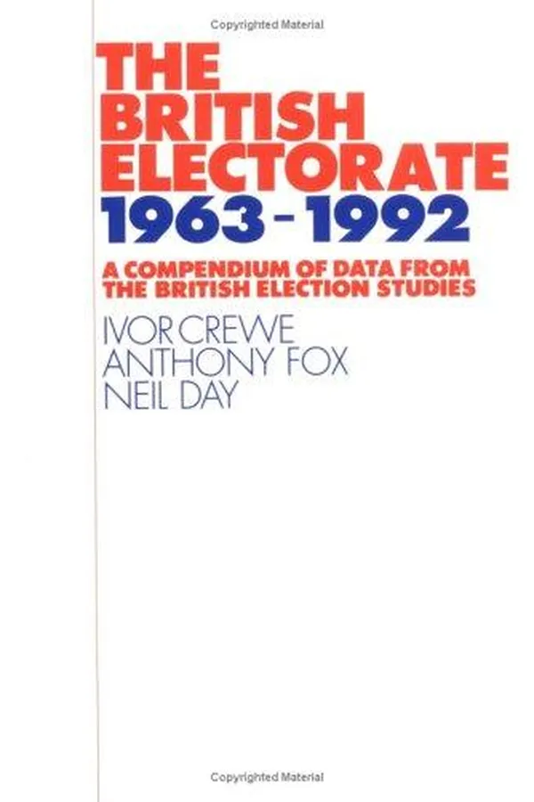 Capa de The British electorate, 1963-92