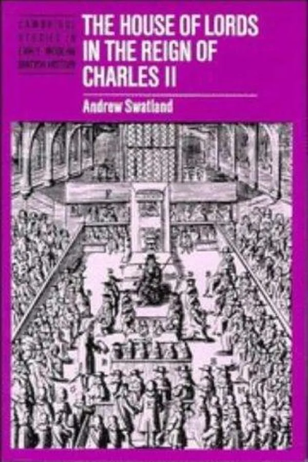 Capa de The House of Lords in the reign of Charles II