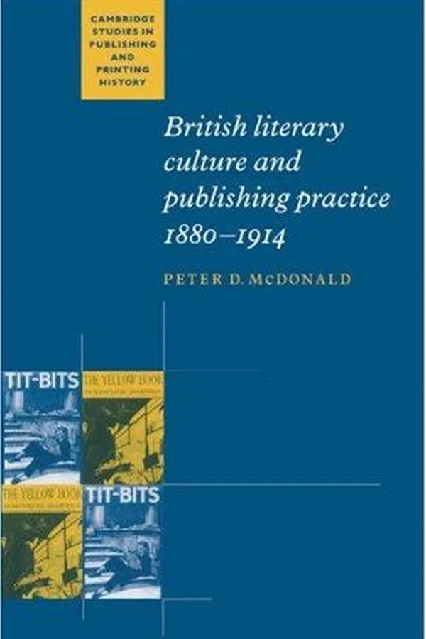 Capa de British literary culture and publishing practice, 1880-1914