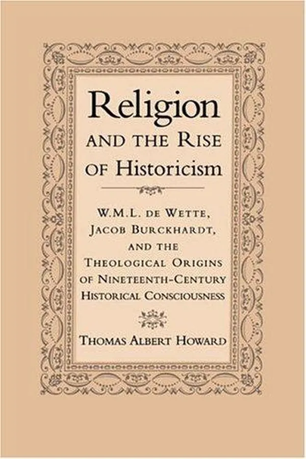 Capa de Religion and the rise of historicism