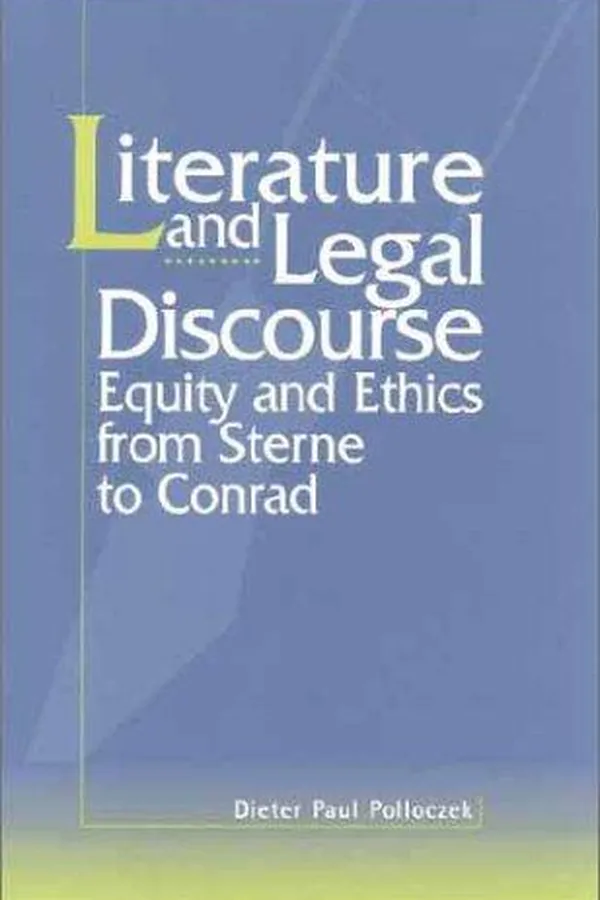 Capa de Literature and legal discourse