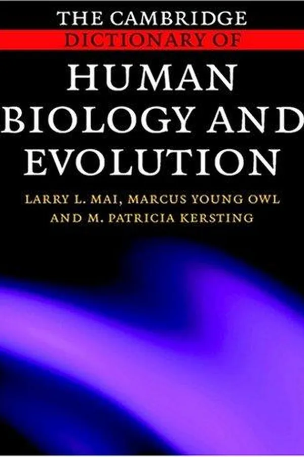 Capa de The Cambridge dictionary of human biology and evolution