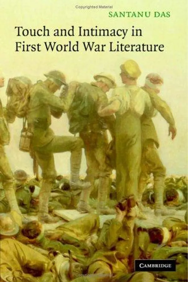Capa de Touch and Intimacy in First World War Literature