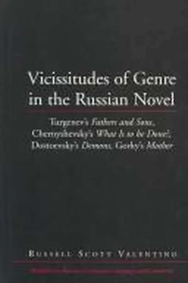 Capa de Vicissitudes of genre in the Russian novel