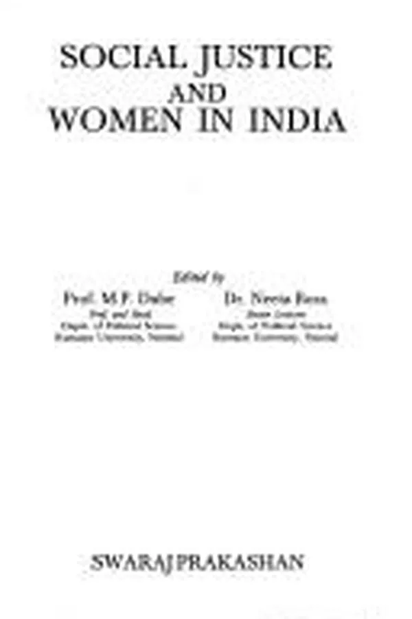 Capa de Social justice and women in India
