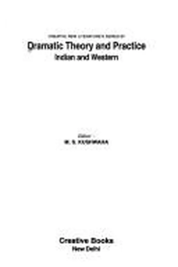Cover of Dramatic theory and practice