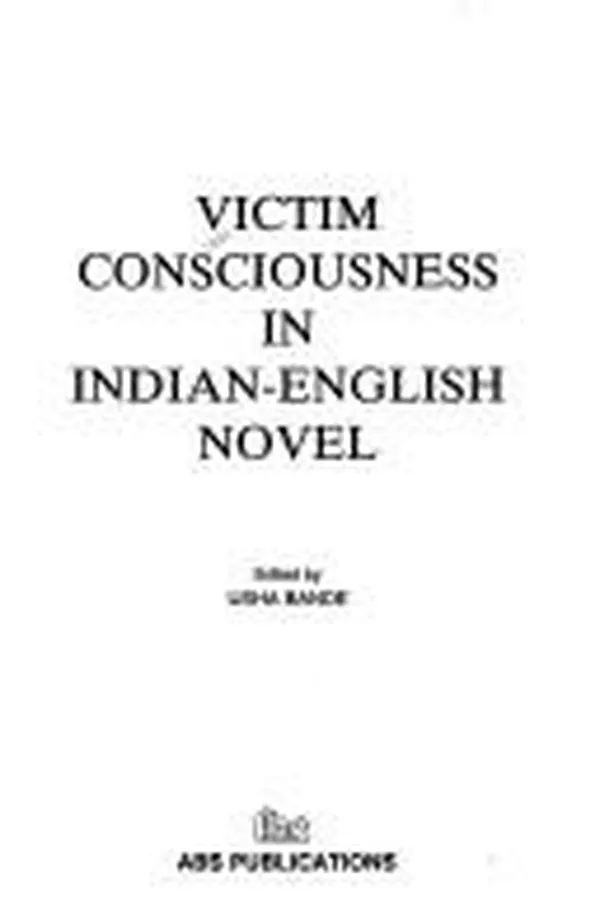 Capa de Victim consciousness in Indian-English novel
