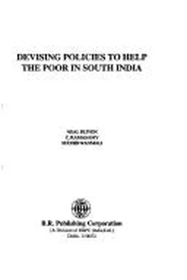 Capa de Devising policies to help the poor in South India