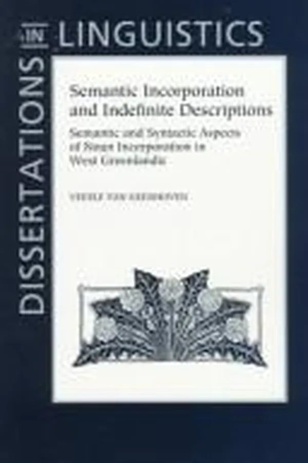 Capa de Semantic incorporation and indefinite descriptions