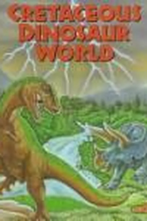 Capa de Cretaceous dinosaur world