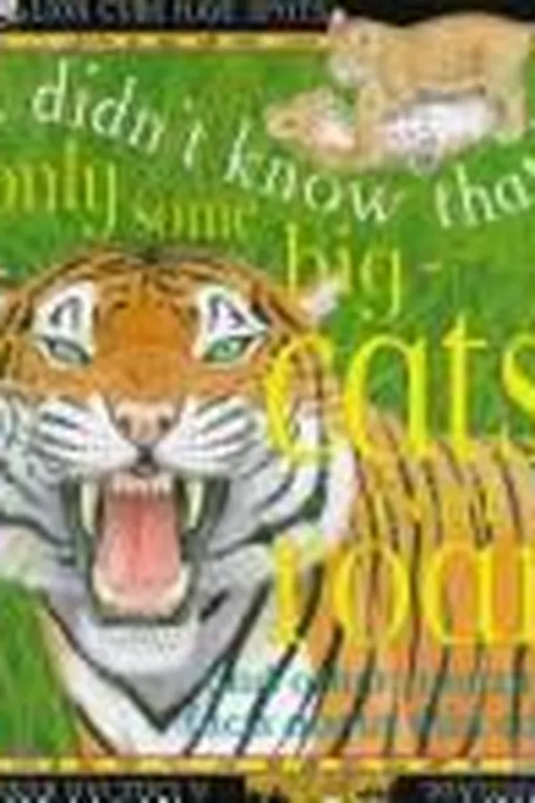 Capa de Only some big cats can roar