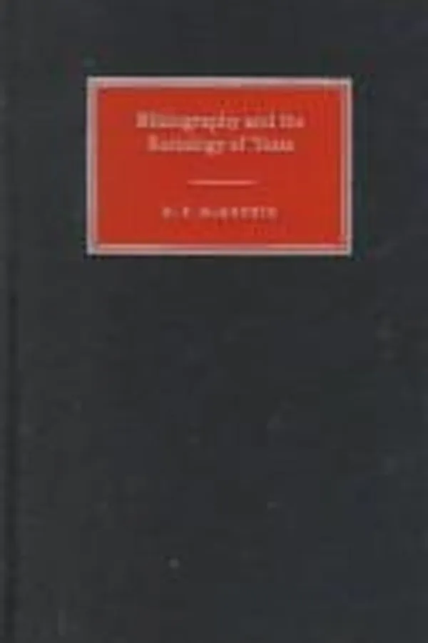 Capa de Bibliography and the sociology of texts