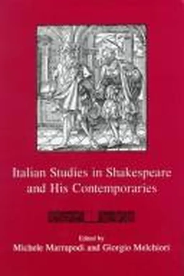 Capa de Italian studies in Shakespeare and his contemporaries