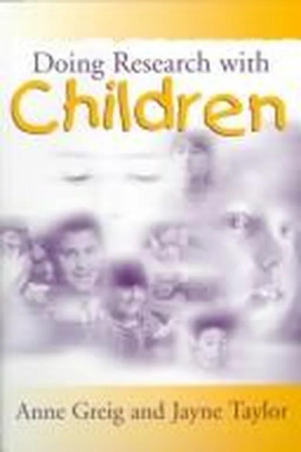 Capa de Doing research with children