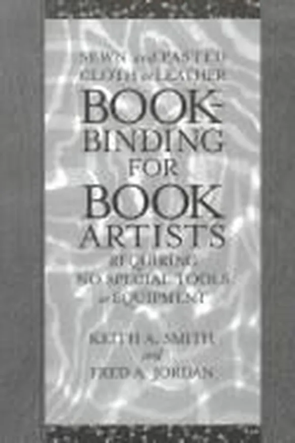 Capa de Sewn and pasted cloth or leather bookbinding for book artists requiring no special tools or equipment