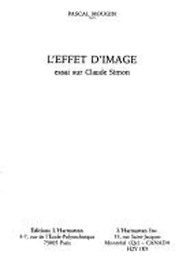 Capa de L' effet d'image