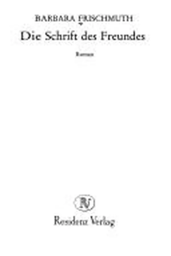 Capa de Die Schrift des Freundes