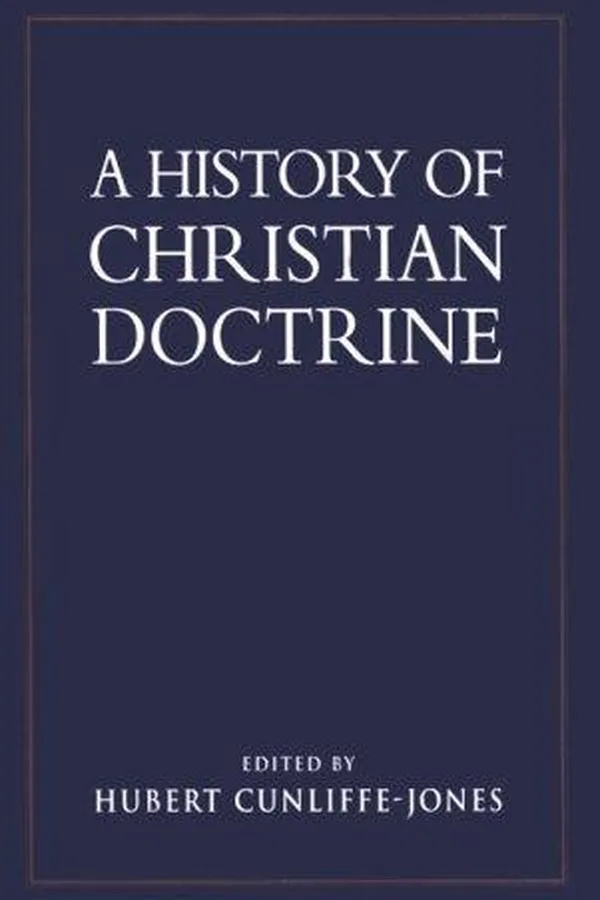 Capa de A History of the Christian Doctrine