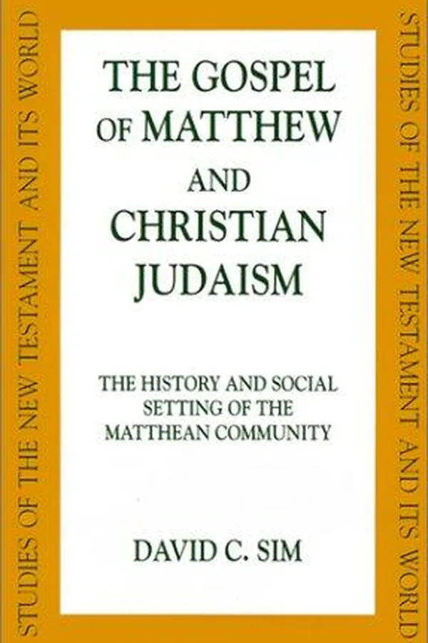 Capa de The Gospel of Matthew and Christian Judaism